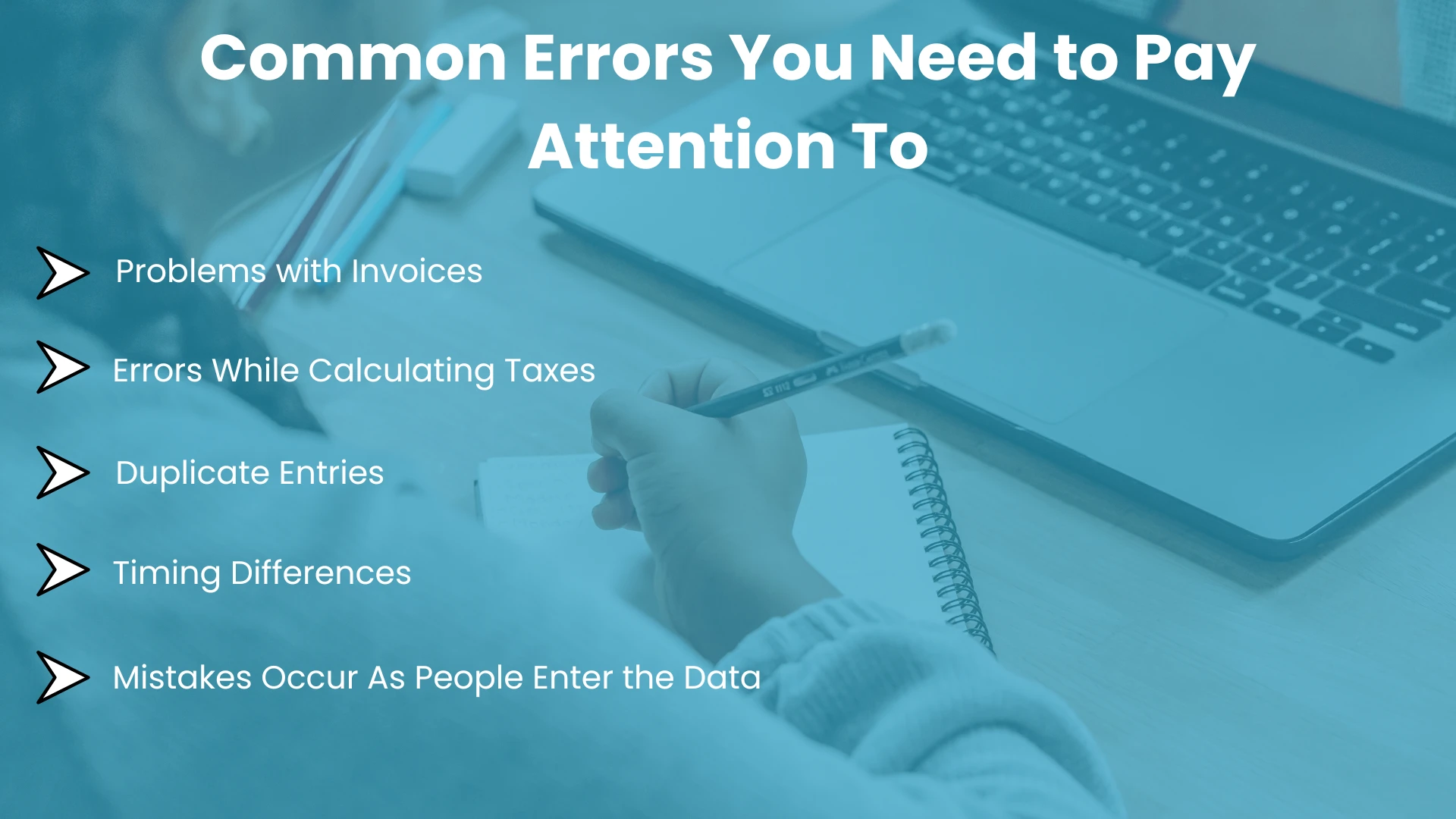 Common errors you need to pay attention